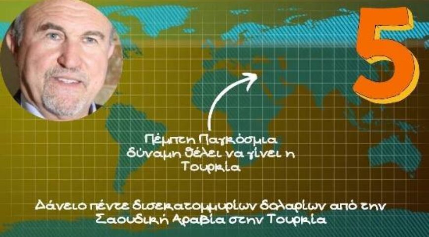 Γιάννης Μπαλτζώης, Πέμπτη στρατιωτική δύναμη παγκόσμια θέλει να κάνει την Τουρκία ο Ερντογάν