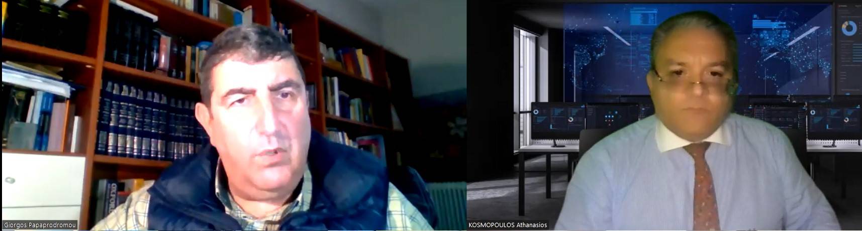 Ομιλία για το ΕΛΙΣΜΕ με θέμα “Κυβερνοέγκλημα και Κυβερνοασφάλεια” με τους Γεώργιο Παπαπροδρόμου και Αθανάσιο Κοσμόπουλο