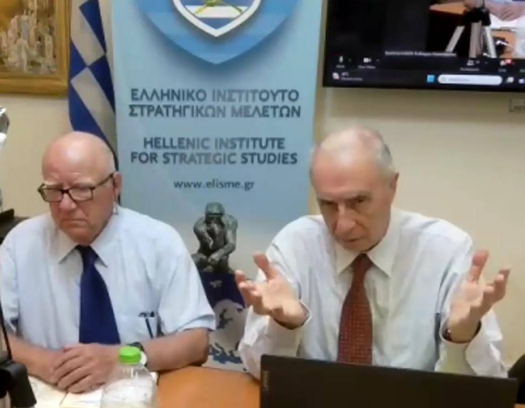 Η ομιλία του Ε. Μαρκόπουλου για το ΕΛΙΣΜΕ με θέμα “Η Αναθεωρημένη Εξίσωση της Εθνικής Ισχύος “