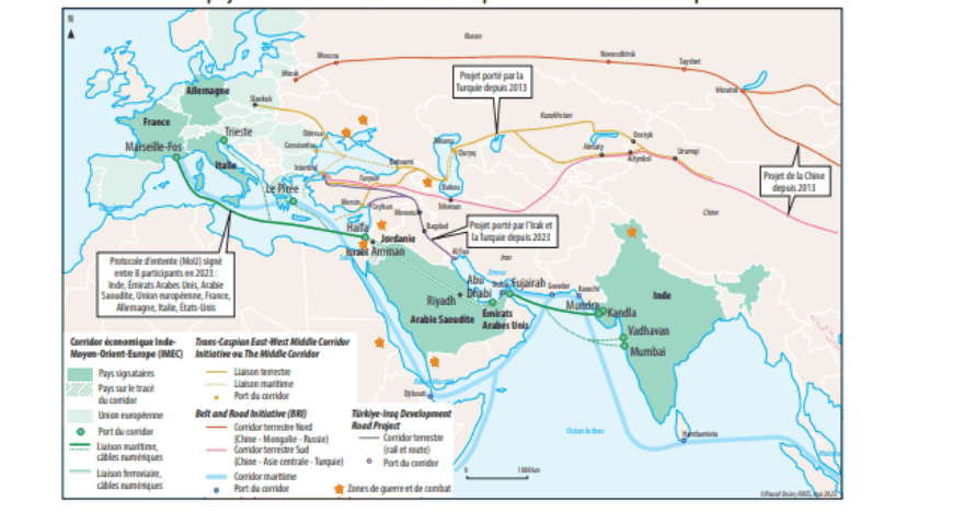 Το έργο IMEC απέναντι στις κινεζικές και τουρκικές οδούς: ένας νέος ευρασιατικός δρόμος.