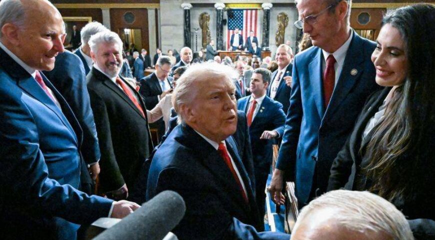 Βασικά σημεία από την ομιλία του Τραμπ για την Κατάσταση του Έθνους.