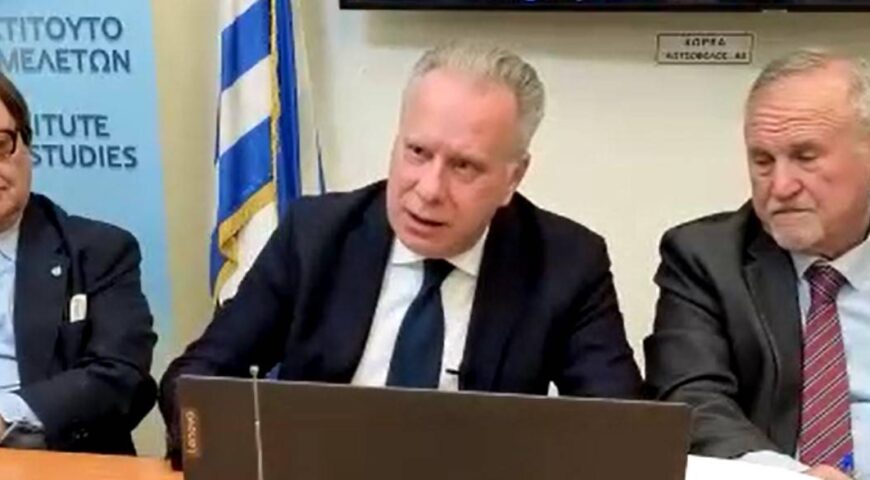 H ομιλία του Γεώργιου Κουμουτσάκου στο ΕΛΙΣΜΕ για την Καθιέρωση της Ελληνικής Γλώσσας σε Παγκόσμιο Επίπεδο