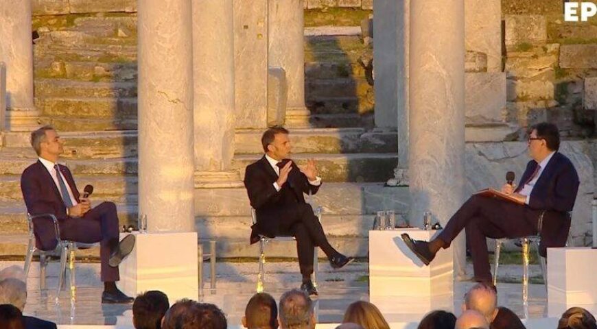 Μακρόν: Αν σας απειλήσει η Τουρκία θα είμαστε εδώ – “Επίκαιρο το Ελλάς-Γαλλία-Συμμαχία”